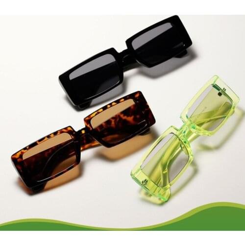 Rectangle Sunglasses Women 2020 Vintage Sunglasses Mens Sunglass UV400