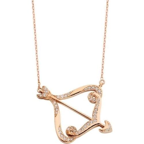 Cupid Love Arrow Silver Necklace