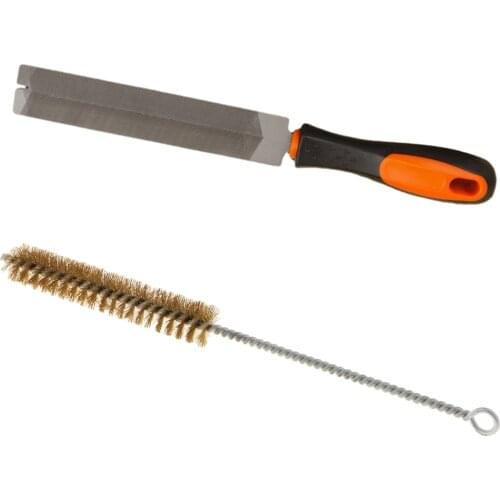 Brush Small Stainless Steel 23cm Tube Cylinder Bristle Cleaning Tool New