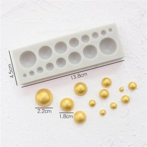 Silicone Mold DIY Crystal Epoxy Resin Molds Time Stone Jewelry Making Crafts Round Handmade Cake Fondant Chocolate Tools