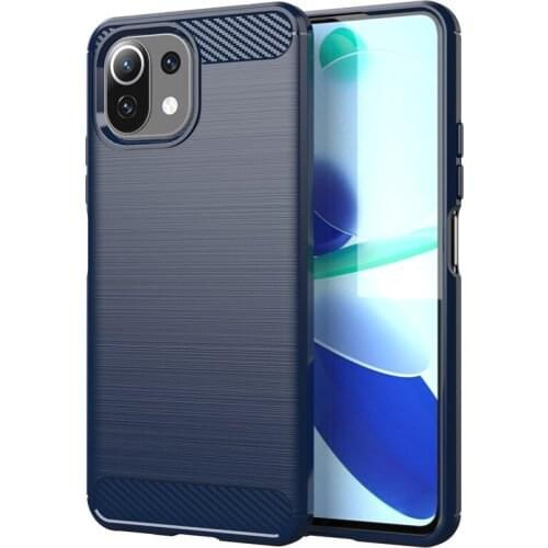 Silicone Case For Xiaomi Mi 11 Lite Case For Xiaomi Mi 11 Lite Cover Shockproof Protective Phone Bumper For Xiaomi Mi 11 Lite