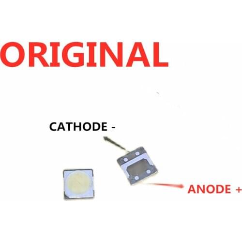 50PCS LCD TV repair led for LG TV backlight strip lights with light-emitting diode 3535 SMD LED 3535 2W 6V 150LM Old Type