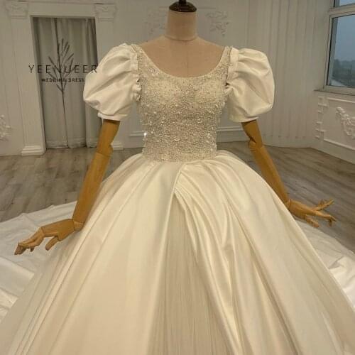 Wedding dress 2021 New hot sale wedding dress original design luxury full beading bridal dress Luxury Lace