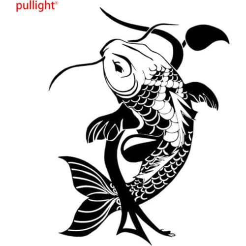 Koi Fish Traditional Japanese Animal Car Sticker Classic Vinyl Decal Motorcycle SUVs Bumper Car Window Laptop Car Stylings