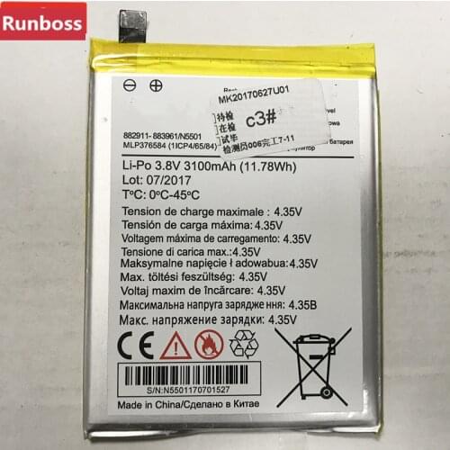 Runboss 3100mAh For Qilive MLP376584 1ICP4/65/84 Cell Phone Battery