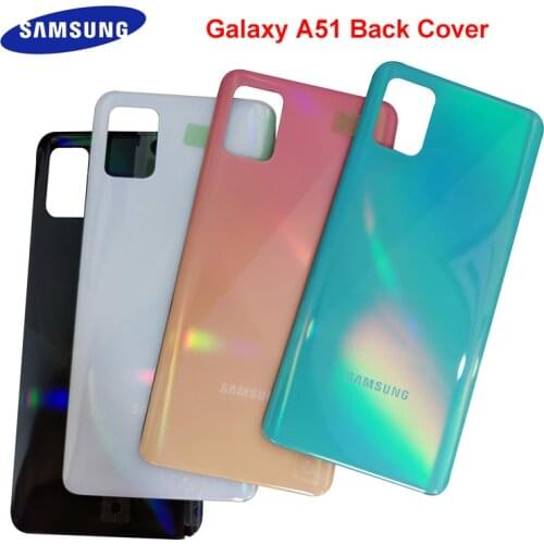 Samsung Galaxy A51 Back Cover Battery Case A51 Rear Door Housing Cover Replacement For Samsung A51 2020 A515F Phone Back Cover