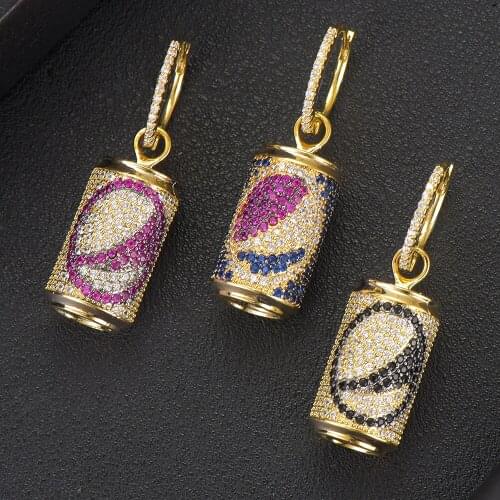 Blachette High Quality Romantic Trendy Cute Cans Dangle Earrings For Women Bridal Wedding Girl Daily Party Fine Hot Jewelry