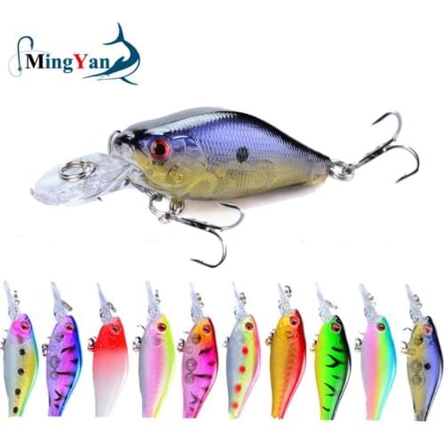 1 PCS 7cm 8g Japan Hard Bait Laser Minnow Fishing Lure Pesca Hook Fish Wobbler Crankbait Fishing Tackle Artificial Lures
