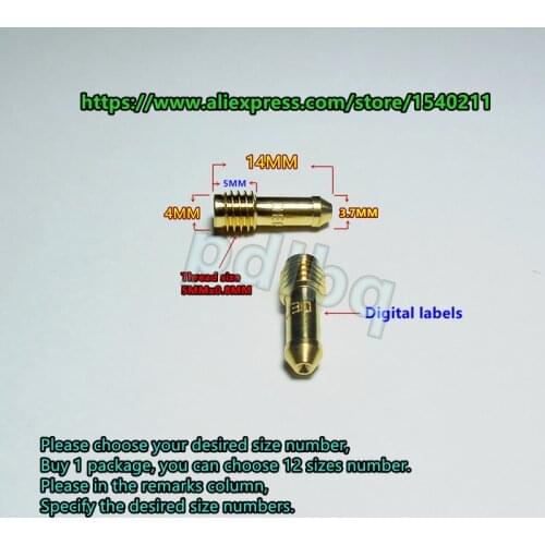 12pcs / pack) carb N151.067 Pilot Jet KZ1000 GS1000 GS1100 Slow Jet DR-350 XS1100 vice injectors Nozzle