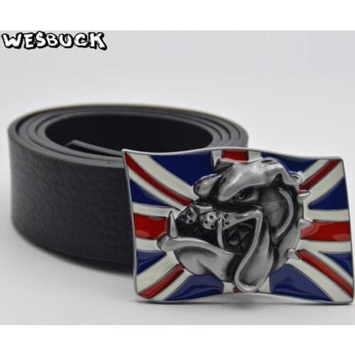 5 PCS MOQ WesBuck Brand Motorcycles A Part Belt Buckle Rectangle Metal For 4cm Wide Belt Classic Men Women Buckle Holiday gifts