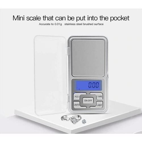50PCS High Precision 500g Mini Precision Digital Scales for Gold Bijoux Sterling Silver Scale Jewelry Weight Electronic Scales