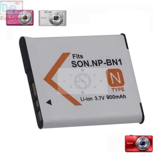 900mAh NPBN1 NP-BN1 BN1 NP-BN Camera Battery for Sony QX100 TF1 TX7 DSC-W320/330/350/360/370/380/W730/W150 PM001
