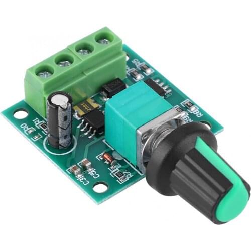 DC 1.8-12V 2A Low Voltage Electric Motor Controller PWM Motor Regulator Tool Equipm Motor Adjustable Drive Module
