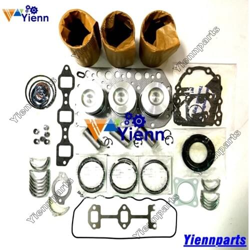 3TN75 3TN75-UA Overhaul Rebuild Kit Piston Ring Gasket Bearing Set For Yanmar Tractor Engine JOHN DEERE 855 856 Engine Parts
