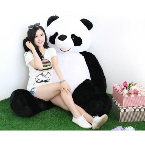 Stuffed toy , huge 180cm Gaint panda doll plush toy , soft hug pillow toy surprised birthday gift h2912