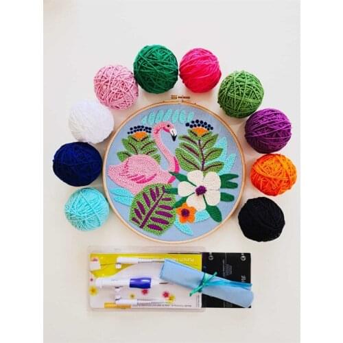 Punch Nakışı Starter Hobby Set Flamingo