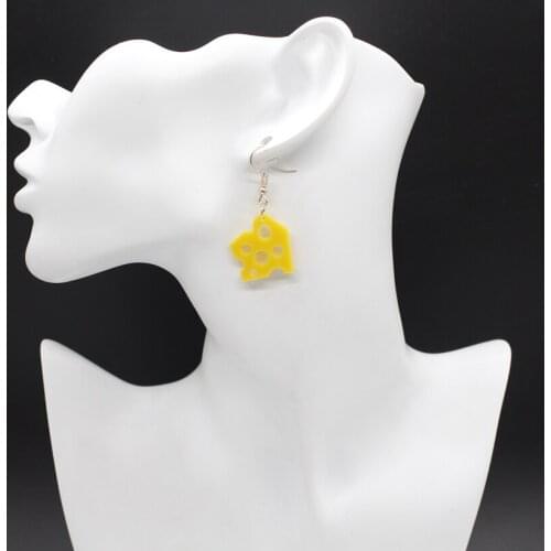 New Fashion Fancy Ladies Irregular Cheese Acrylic Earrings Fashion Jewelry 2020