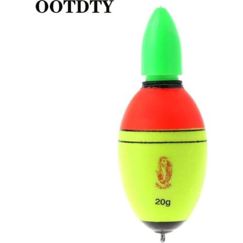 OOTDTY Luminous Fishing Float LED Light Stick Night Foam Tube Buoy Electronic Glowing Fishing Float