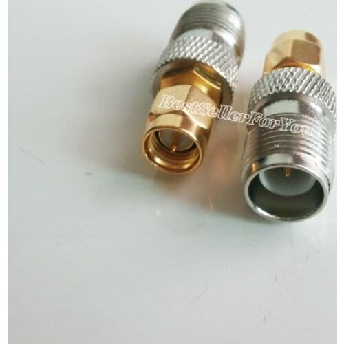 1Pcs RP TNC female RPTNC Jack to SMA male Plug RF coaxial connector adapter F/M