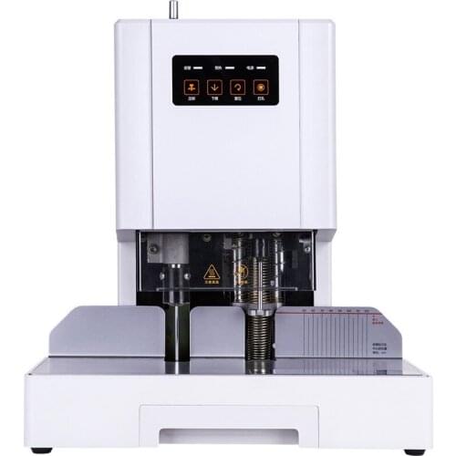 Fully Automatic Certificate Binding Machine Large Electric Punch Hot Melt Rivet Tube Finance Accounting 220V Office Equipment