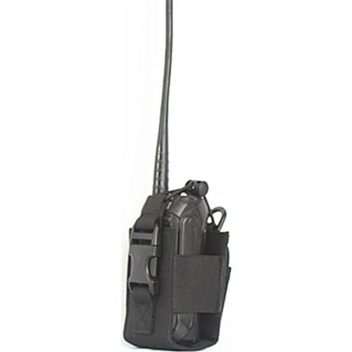 Tactical Radio Case Holder Holster molle walkie-talkie bag Talkie Holster Adjustable Open Top Magazine M4 Mag Molle Pouch