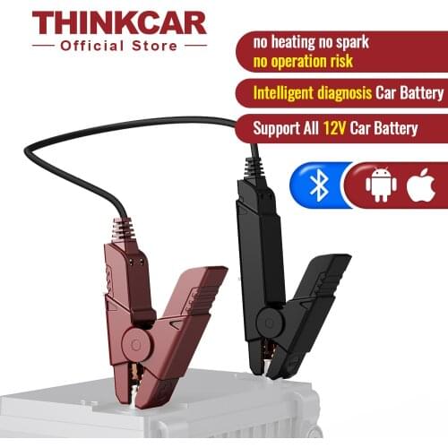 THINKCAR ThinkEASY Car Battery Tester Battery Charger Test 12V Bluetooth APP Automotive Battery Tester Auto Diagnostic Tools