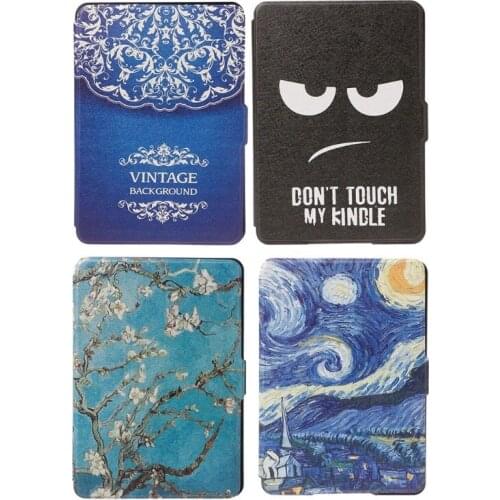 Slim Faux Leather Protective Shell Cover For 6" Amazon Kindle Paperwhite 1/2/3