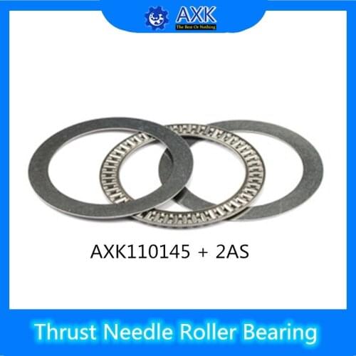 AXK110145 + 2AS Thrust Needle Roller Bearing With Two AS110145 Washers 110*145*6mm ( 1 Pcs) AXK1122 889122 NTB Bearings