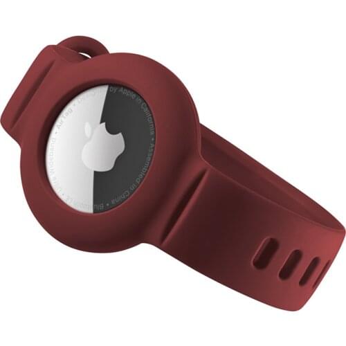 High quality Silicone Case Band For Apple Airtags Protective cover Locator Tracker Anti-lost Device Protect Sleeve Bracelet