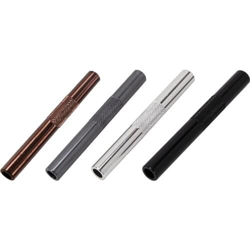 1 Pieces Sniffer Aluminum Pen Style Snuff Snorter Dispenser Metal Sunff Snorter Hose Tube