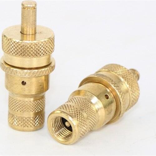 1Pcs Universal Brass Off The Road Automatic Tire Deflators Accessories Kit 6-30 PSI Adjustable Bleeder Set 6-30 PSI Auto New