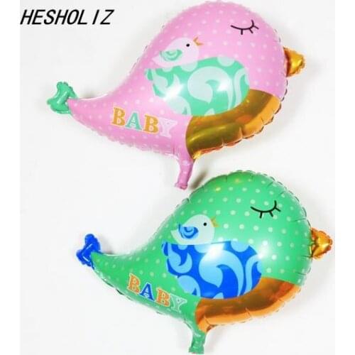10pcs Baby Bird Foil Balloon Boy Girl Unisex Baby Shower Christening Birthday Decoration 70*44cm