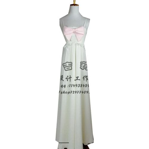 2016 Toradora Aisaka Taiga Cosplay Cosutme TIGER DRAGON Cosplay Japanese Anime Cosplay White Dresses