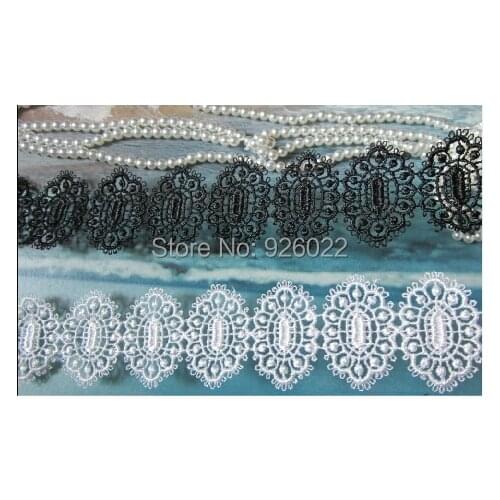4cm width 7yards/lot venise lace trim water soluble lace trim with high quality for garment accessories and wedding