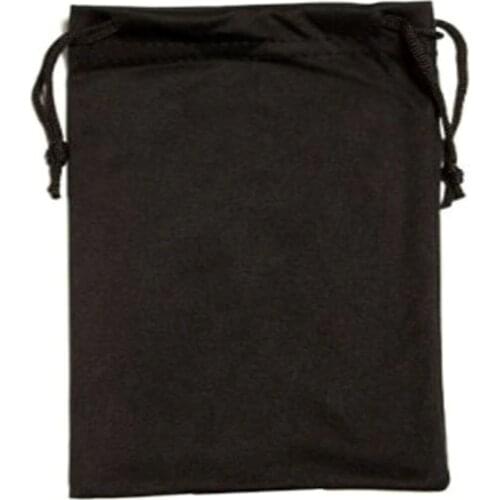 500pcs microfiber customized 3'*2.5' drawstring jewelry bags wholesale custom drawstring gift pouch DHL shipping