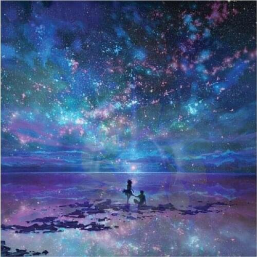 5D Starry night sky landscape star tree DIY Crystal full diamond painting cross stitch kits art mosaic round&square rhinestone