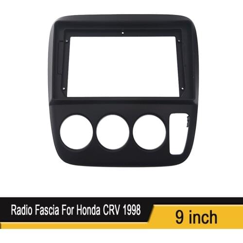 9 Inch Big Screen Car Fascia Stereo 2Din Adapter Frame For Honda CRV 1998 Right Hand Drive Audio Player Dash Fitting Panel Bezel