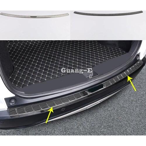 Car Stick Outside Rear Bumper Trim Stainless Steel Scuff Sill Trunk Plate Pedal 1pcs For Honda HRV HR-V Vezel 2019 2020