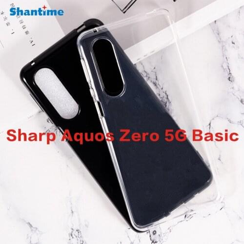 For Sharp Aquos Zero 5G Basic Gel Pudding Silicone Phone Protective Back Shell For Sharp Aquos Zero 5G Basic Soft TPU Case