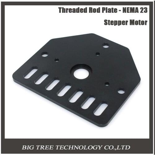 DIY 3D Printer part Rod Plate for Nema23 for Openbuilds V-Slot with 80*72*3mm for CNC&Kossel