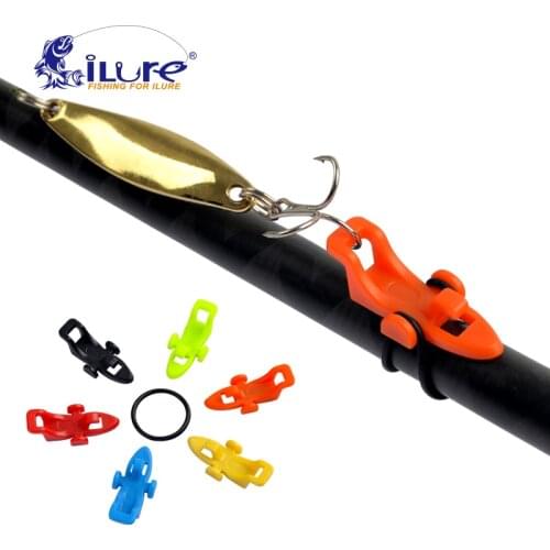 ILure 2019 New Plastic Fishing Hook Secure Keeper Holder Lure Spoon Hooks Safe Keeping Minnow Pesca Fishing Tackle Accessories