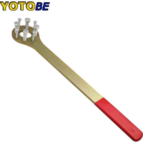 Engine Crank Crankshaft Pulley Screw Holder Wrench Tool for Subaru Foresters Toyota GT86