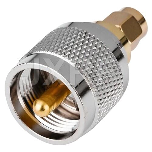 JXRF coaxial coax adapter UHF to SMA connector PL259 SO239 UHF male to SMA male Plug fast ship