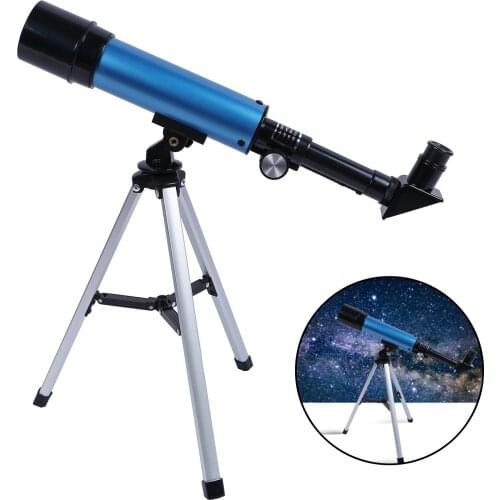 Lunar Telescope for Kids, 90x Magnification, Includes Two Eyepieces, Tabletop