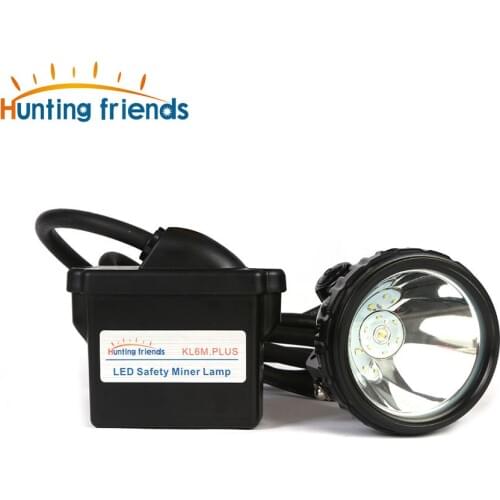 Hunting Friends Lithium Battery Mining Headlamp KL6M.P Rechargeable Headlamp 1+6 LED Mining Cap Lamp Explosion Rroof Headlight