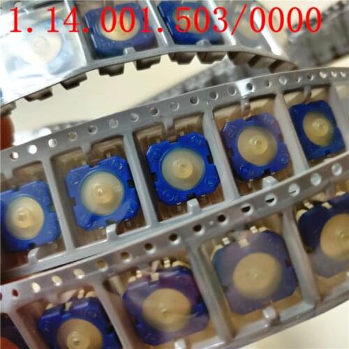 New 50PCS/100PCS RAFI SMD RACON 12 Germany 12*12*5mm 12*12mm light touch switch SMT kone lift button model 1.14.001.503/0000