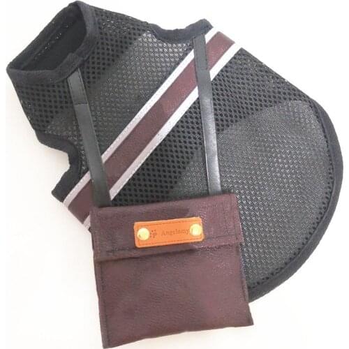 New Style Fashion Summer Pet Dog Vest With Bag Waistcoat Clothes For Small Medium Dogs Pug T-shirt Hoodie Costume Yorkie AML04