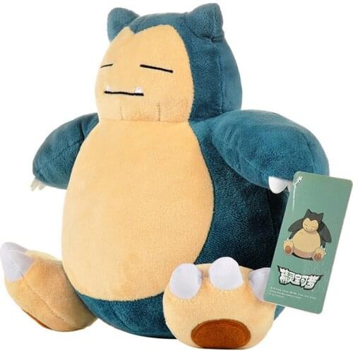 25CM Pokemon Snorlax Plush Toys Anime New Rare Soft Stuffed Animal Doll For Christmas Gift