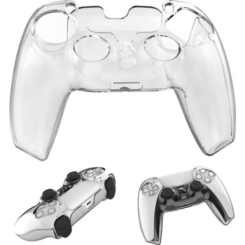 Transparent controller case for ps5 joystick Protective Cover Controller Handle shellcontrol housing original Soft Grip protects