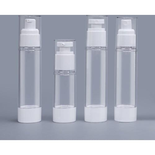 UMETASS High Quality Airless Pump Container Refillable Empty Plastic Liquid Vacuum Spray Bottle 20PCS/lot